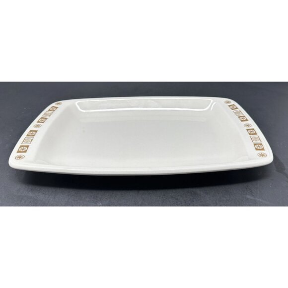 Vtg 1970s MARK BUFFALO CHINA OAKBROOKE Restaurant Ware Rectangular Serving Tray - Picture 7 of 13